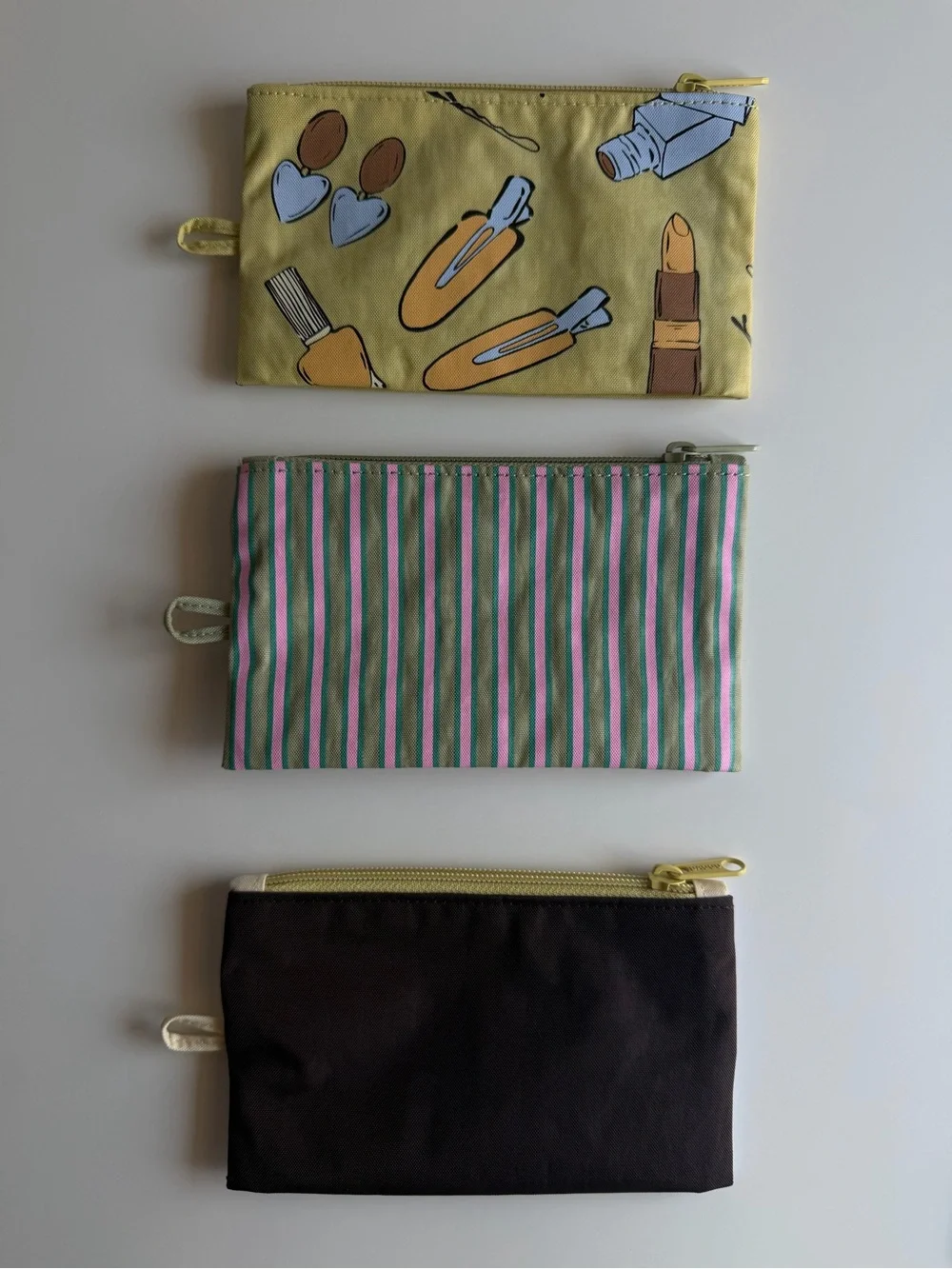 NWOT BAGGU Set of 3 SMALL SIZE Go Pouches